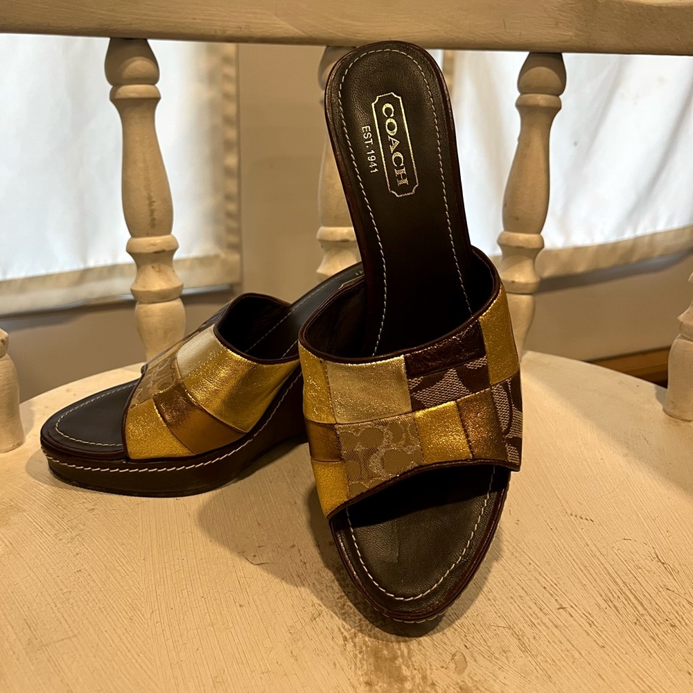 Coach wedges